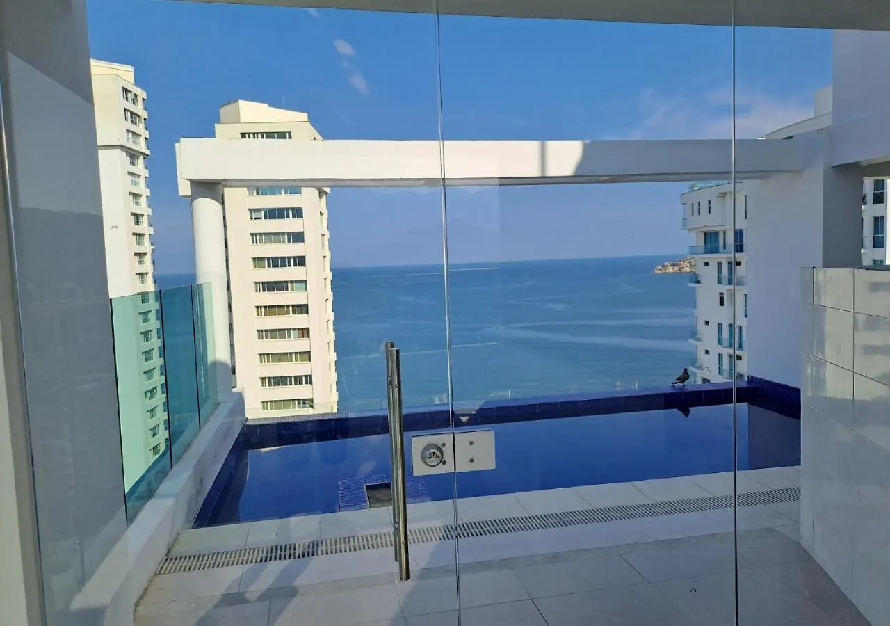 Apartamento 15 Vista Al Mar, Playa Rodadero, Santa Marta 0*, Santa Marta (Magdalena) Colombia